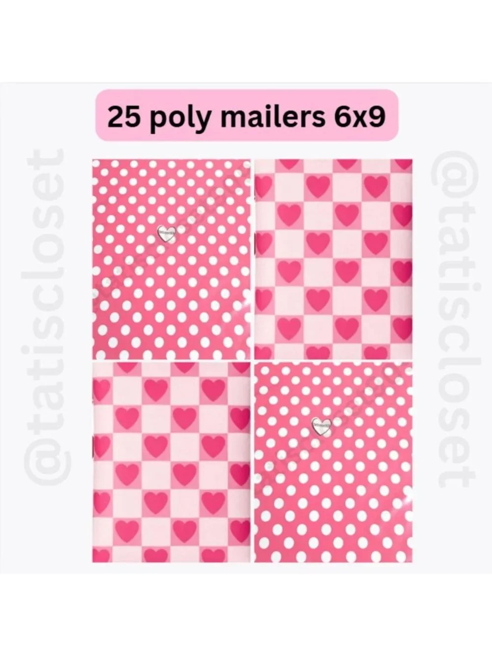 25 Poly Mailers Size 6x9